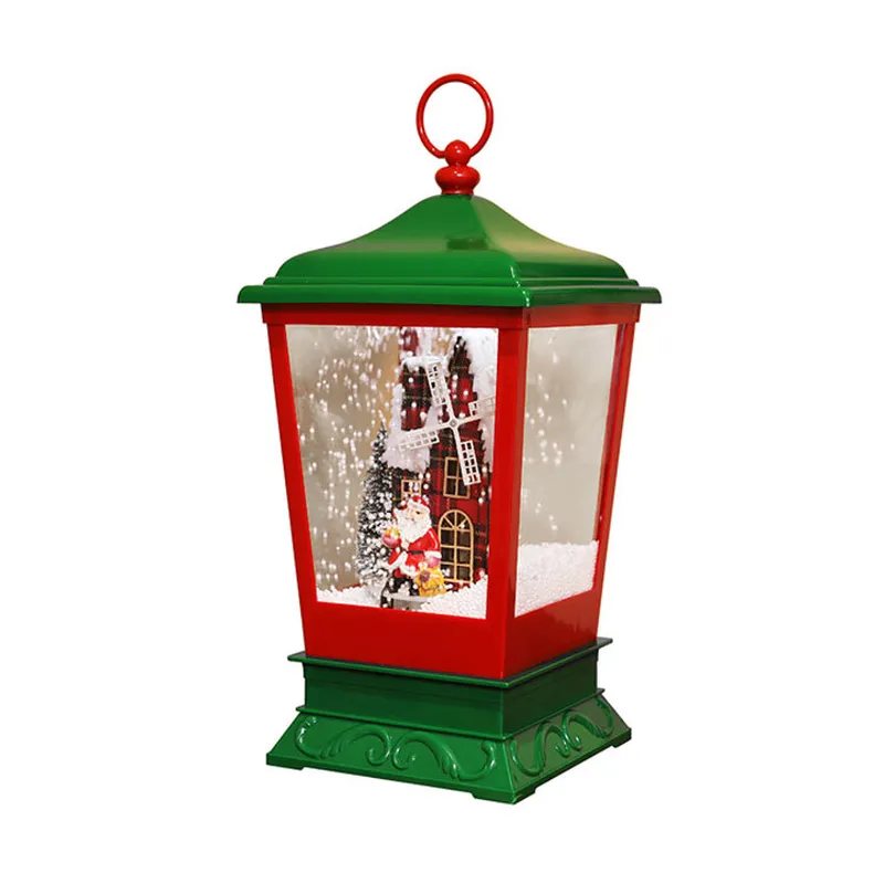 Snow Globe Musical - Lampu Gantung Musik Manusia Salju Natal,
