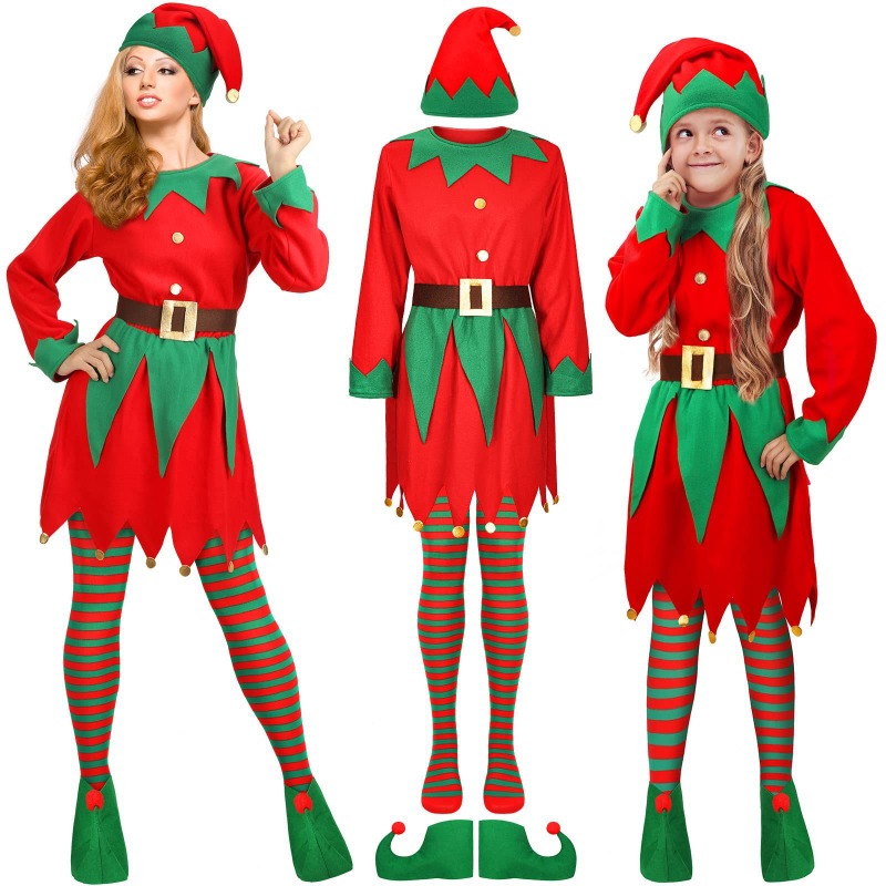 Elf Costume Christmas - Kostum Natal Dewasa Kostum Natal Anak-anak