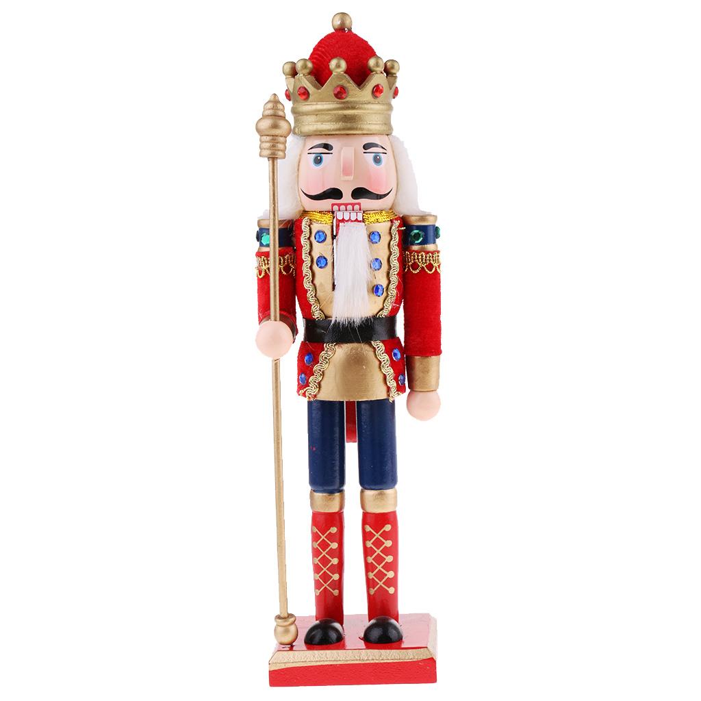 Nutcracker Figurine - Figurine Prajurit Nutcracker Kayu Lukis Tangan