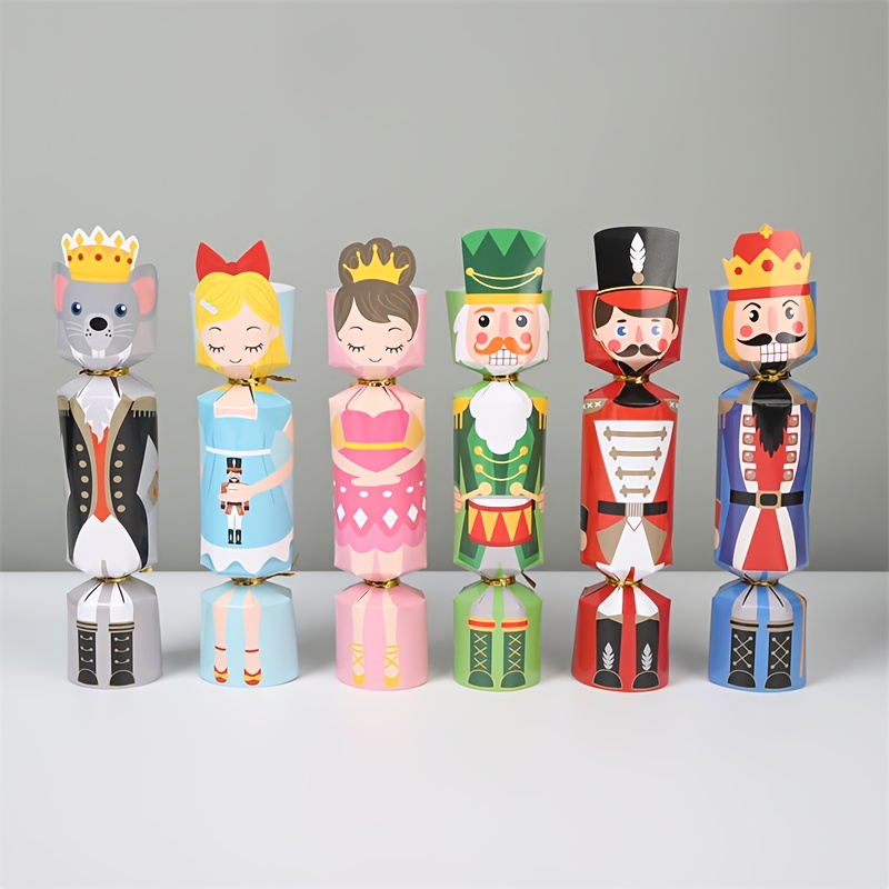 Nutcracker Figurine - 24 buah Kotak Permen Bertema Natal,