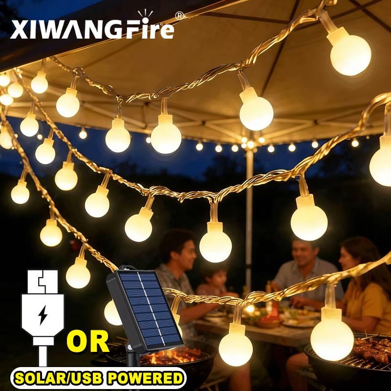 Lampu String Tenaga Surya/USB/ - Led Fairy String Lights ulasan dan harga