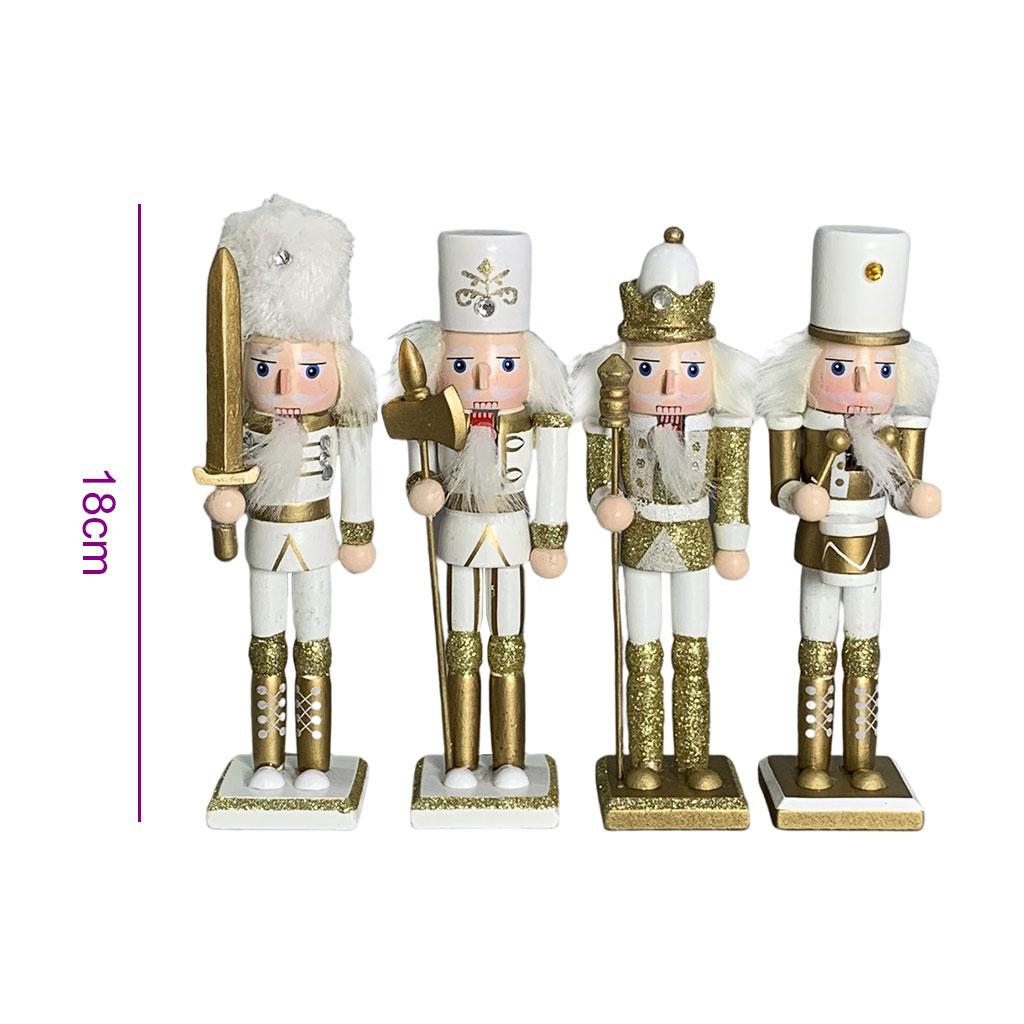 4 buah figurin Pemecah Kacang  - Nutcracker Figurine ulasan dan harga
