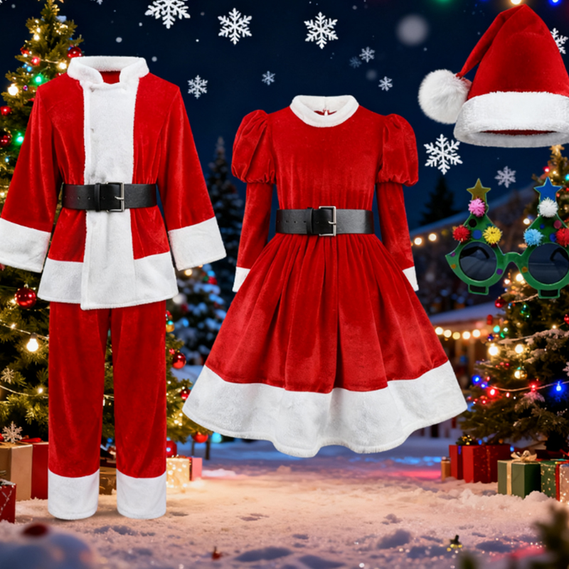4 Buah Kostum Cosplay Santa Kl - Elf Costume Christmas ulasan dan harga