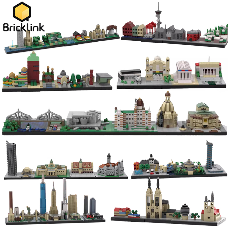 Bricklink MOC City Skyline ars - Lego Set Creator ulasan dan harga