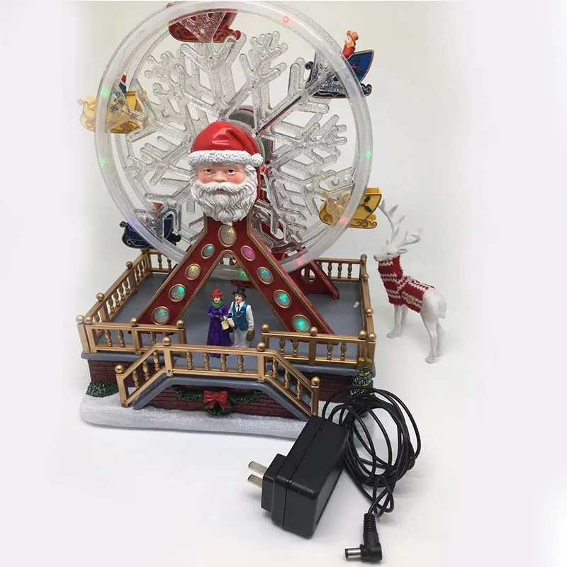 Kerajinan Resin Transparan Bol - Snow Globe Musical ulasan dan harga