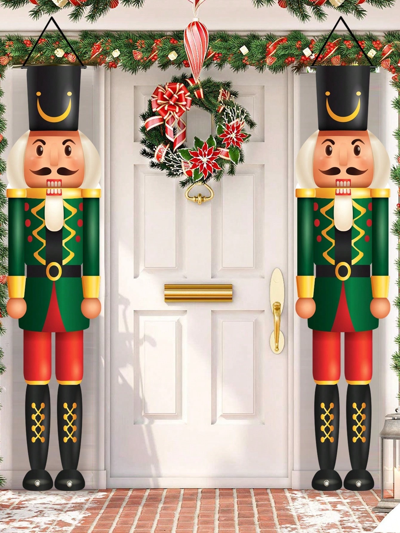 Spanduk Natal untuk Teras deng - Nutcracker Figurine ulasan dan harga