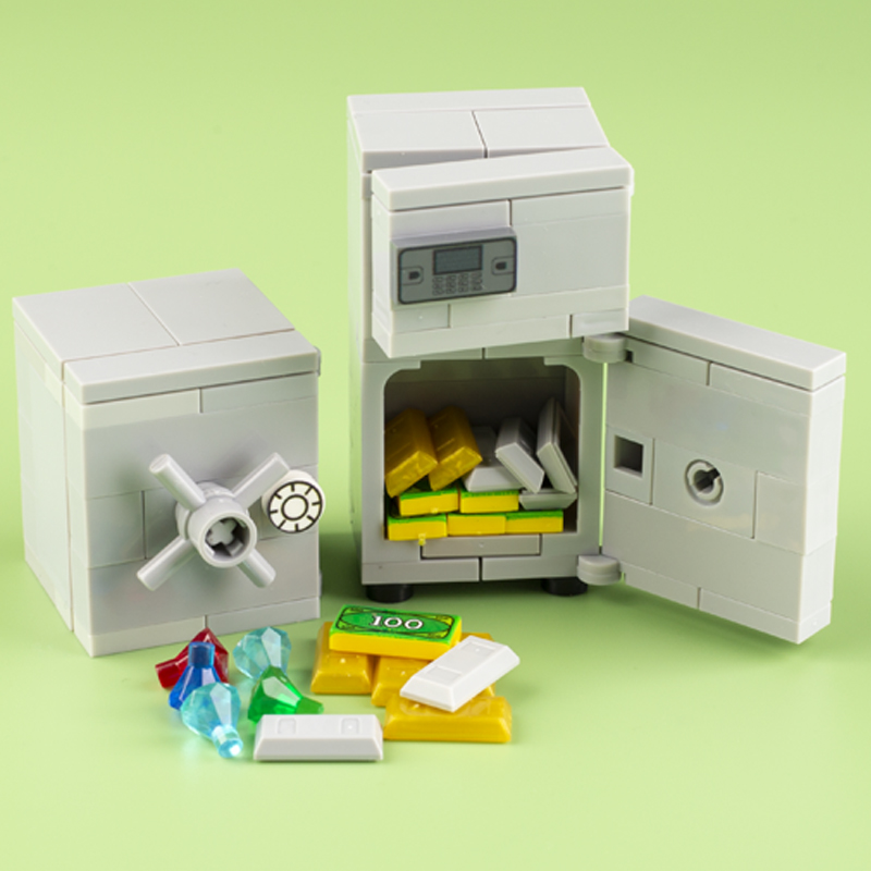 MOC kota Strongbox kotak aman  - Lego Set Creator ulasan dan harga