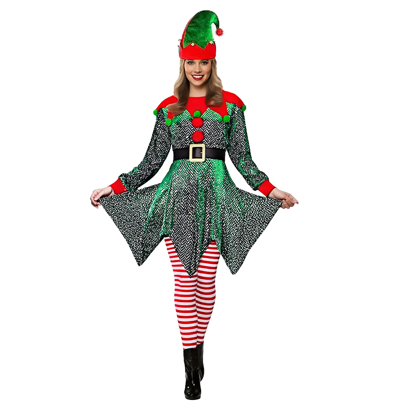 5Pcs Kostum Natal untuk Wanita - Elf Costume Christmas ulasan dan harga