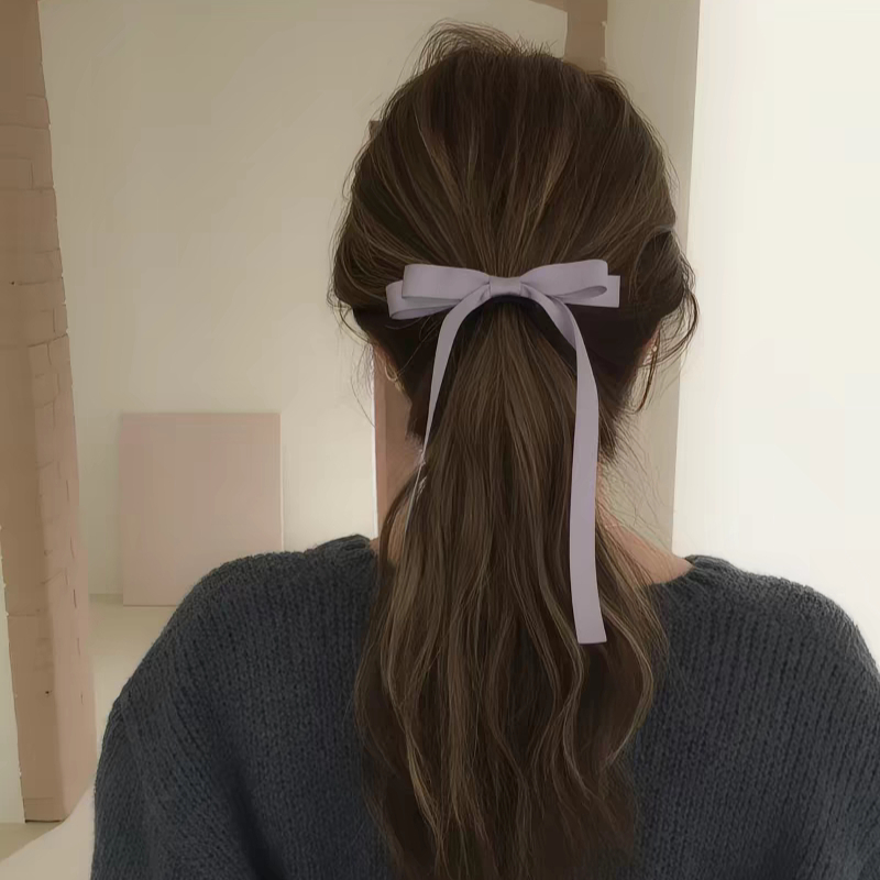 Jepit Rambut Pita Vintage Lucu - Ribbon Bow Gift ulasan dan harga