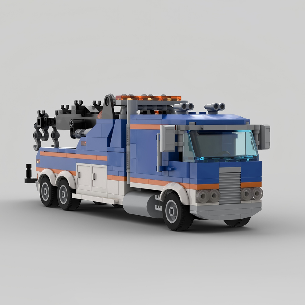 Blok Bangunan Model Trailer De - Lego Set Creator ulasan dan harga